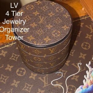LV Monogram Jewelry Organizer Tower